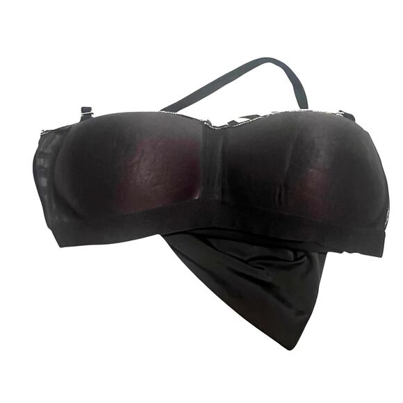 Swimsuits for All 1-Piece Bandeau Swimsuit
Black & Gray Animal Print Jeweled 16 - Picture 9 of 11